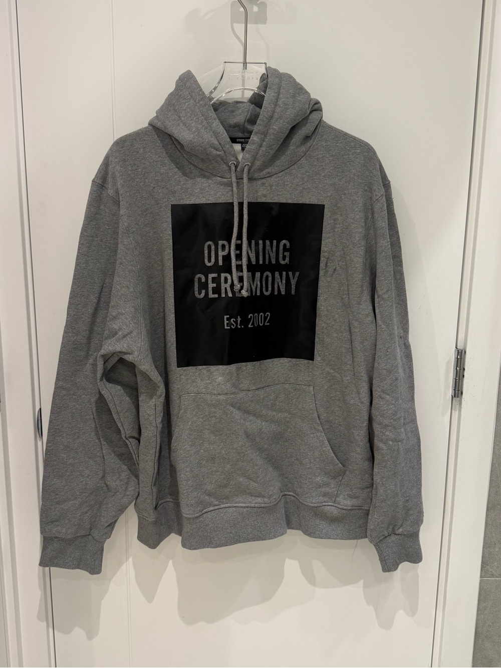 Men's Opening Ceremony Gray Hoodie – Size XL – $150